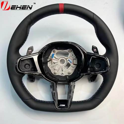 适用宝马24款CS方向盘新1234系Z4G20G22改装碳纤维M4款方向盘