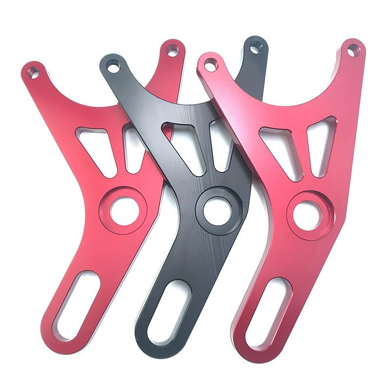 电摩220Y码改装小螃蟹卡钳转接码一字平叉通用型12寸电机BWS战速