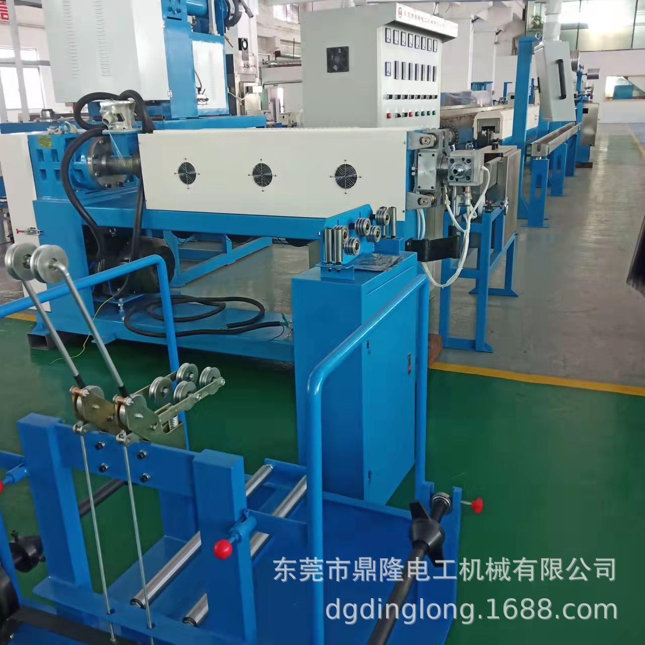 厂家供应双色民用线电子线家用电器电线地线挤出机设备