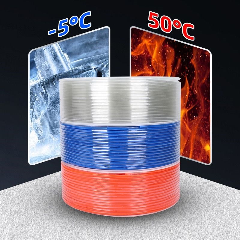 PU气管软管8mm空压机气动气泵高压4/6/10/12/14/16透明木工压缩机