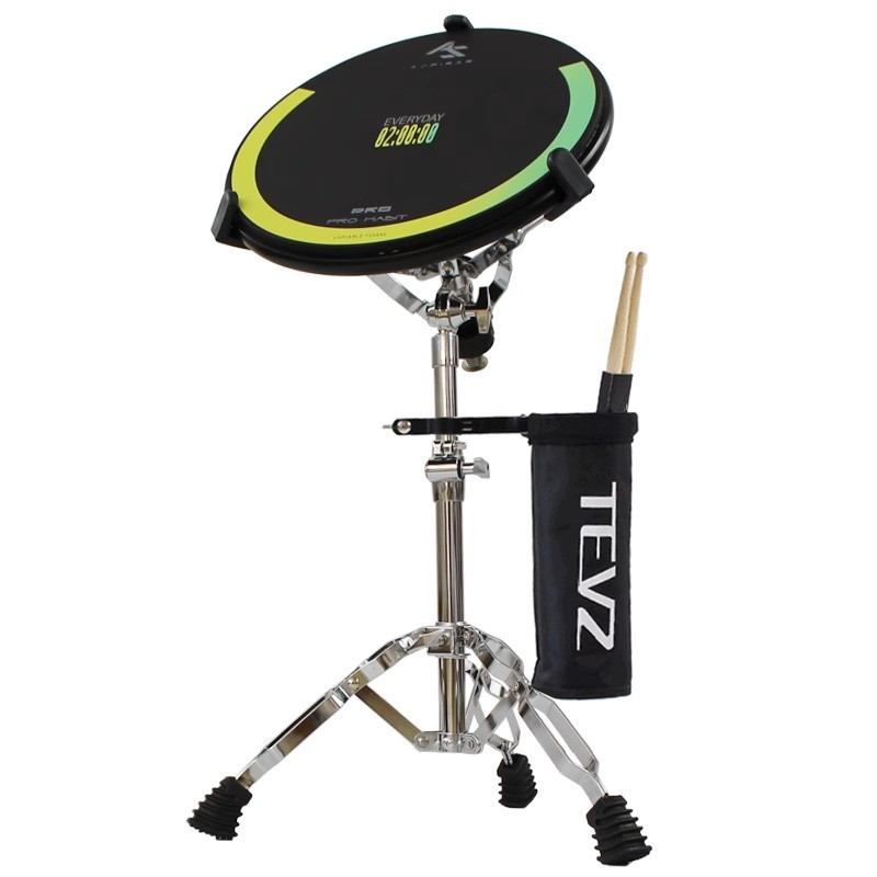 AS哑鼓垫节拍器套装12寸架子鼓哑鼓初学者儿童入门家用练习打击垫