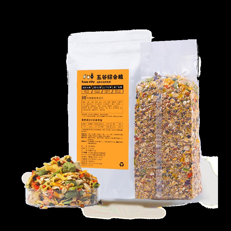 fuzzcity仓鼠粮食营养配方主饲料套餐零食冻干自配金丝熊齐全用品