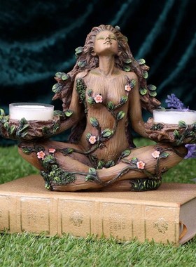 森林保护者自然平衡烛台女树x精神小蜡烛 M烛台蜡烛台摆件装饰礼