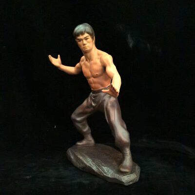 酒店陶瓷李门厅武馆功夫客厅电视柜家居饰品小龙摆件开业礼品摆设