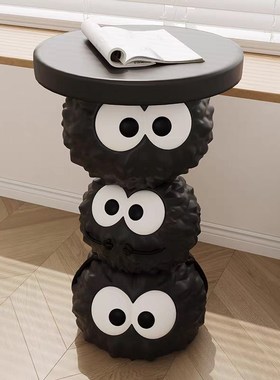 卡通创意煤球落地大型摆r件客厅电视柜沙发茶几家居装饰品乔迁礼