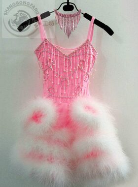 拉丁表演1 儿童 儿童少儿84拉丁舞服新款DL演出服拉丁舞女 比赛服