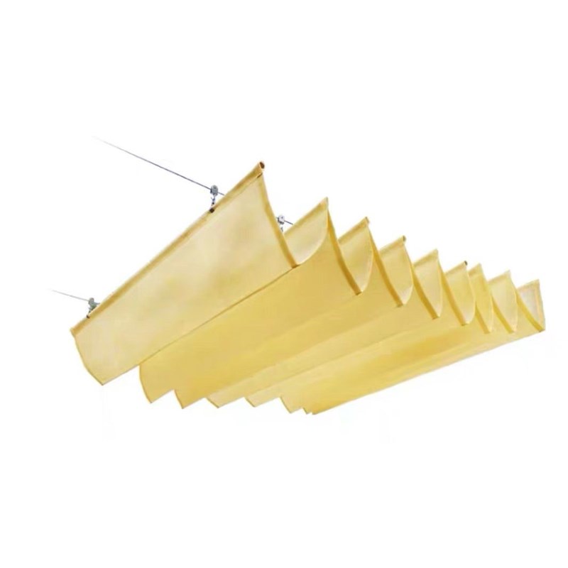 可收缩遮阳布高端户外伸缩收拉式波浪式天幕幼儿园室X外泳池遮阳