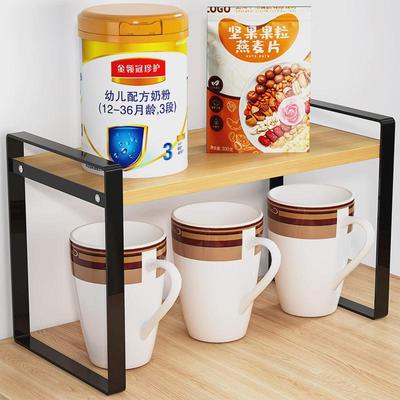 餐桌上的收纳神器桌面置物架办公室办公桌收L纳层架茶水杯子水杯