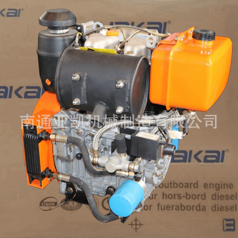 亚凯292双缸直立风冷柴油发动机 25马力四M冲程风冷双缸柴油发动