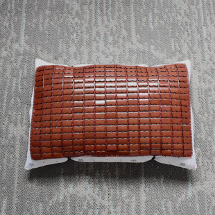 夏季凉席枕头片枕套垫竹席枕片夏天记忆棉乳O胶凉枕垫巾皮竹子单