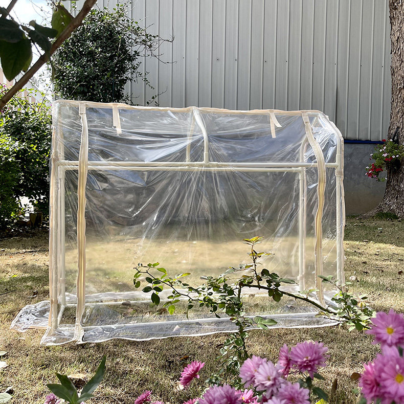 家用温室小花棚暖房保温冬季窗台庭院阳台花卉多肉塑料温棚暖棚