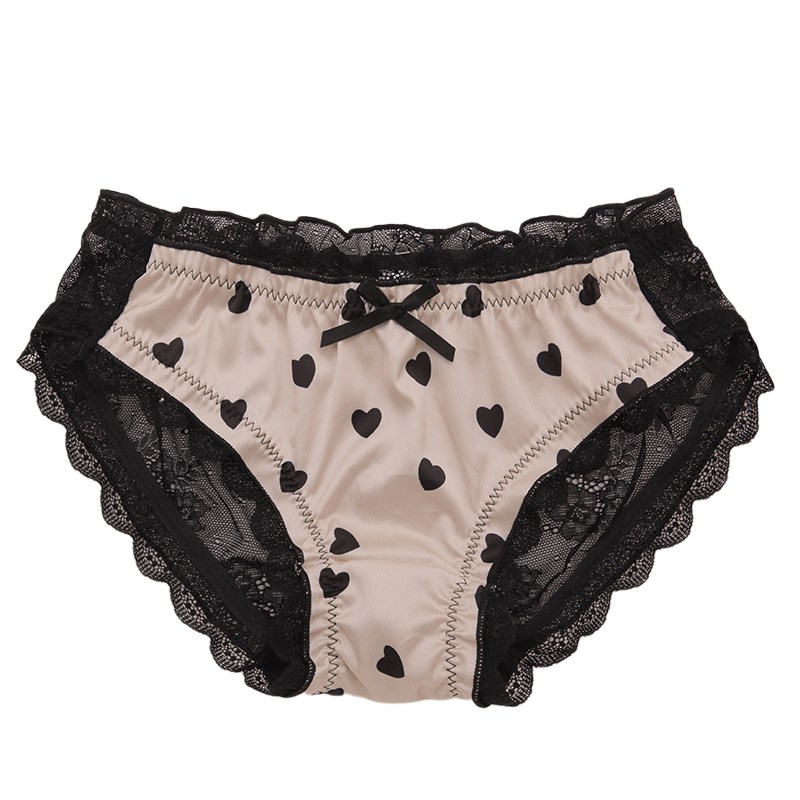 暗黑洛丽塔~新款黑色纯欲性感蕾丝短裤女生三角裤甜美少女内裤