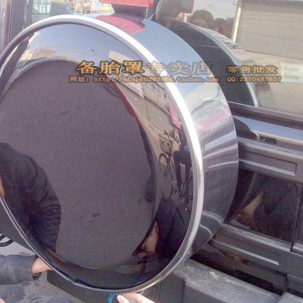 适用于 北汽 BJ40吉姆尼 三菱猎豹 牧马人 丰田 RAV4不锈钢备胎罩
