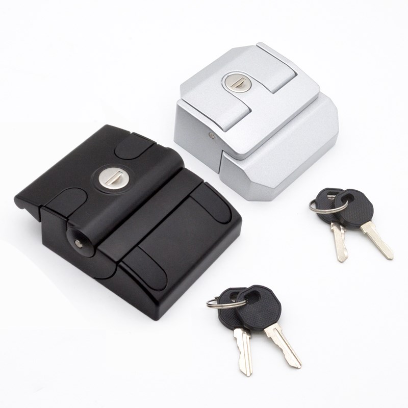 型材铝合金门锁机柜锁具机械设备安全锁MS901-1-2工业防护围栏锁