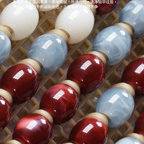 夏季玉石陶瓷水晶圆珠子汽车沙发办公椅坐垫四方单片凉席夏天坐垫