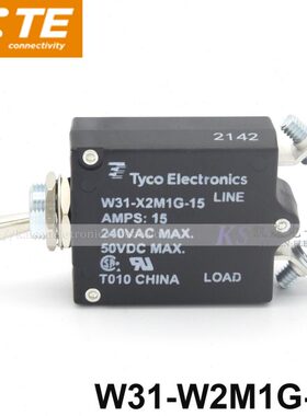 Tyco TE W31-X2M1G-15 15A 3-1393247-3 UL CSA 1-50Amps断路器