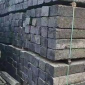 铁路旧枕木园林造景桥梁吊机设备防腐垫木