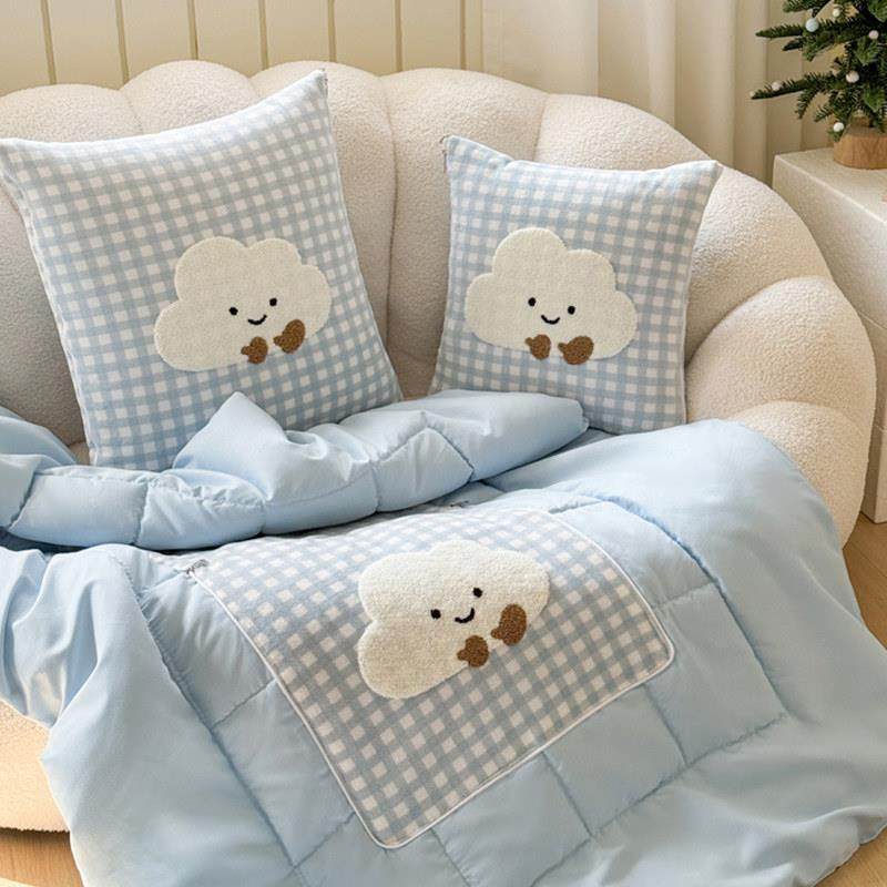 汽车抱枕被子两用二合一车载靠垫办公室沙发午休毯宿舍空调被夏季,居家布艺,抱枕被,淘宝优惠券,粉丝福利购,淘宝优惠卷