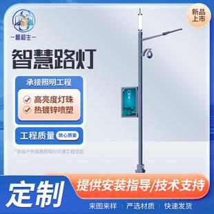 综合共杆路灯智慧路灯交通标志牌信号灯综合杆多功能合杆路灯杆