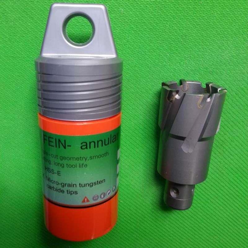 创恒磁力钻钻 头空心钢板钻取芯钻头 套料开孔器钻咀 12到35*50