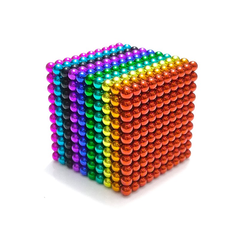 磁力球巴克球1000颗磁铁球磁力珠磁铁拼搭磁性积木成人益智玩具