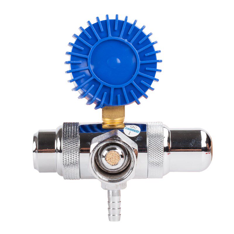 奥宾仕出气氩气表省气氩气减压器双输出抗摔压力阀气压表OBC-P2T