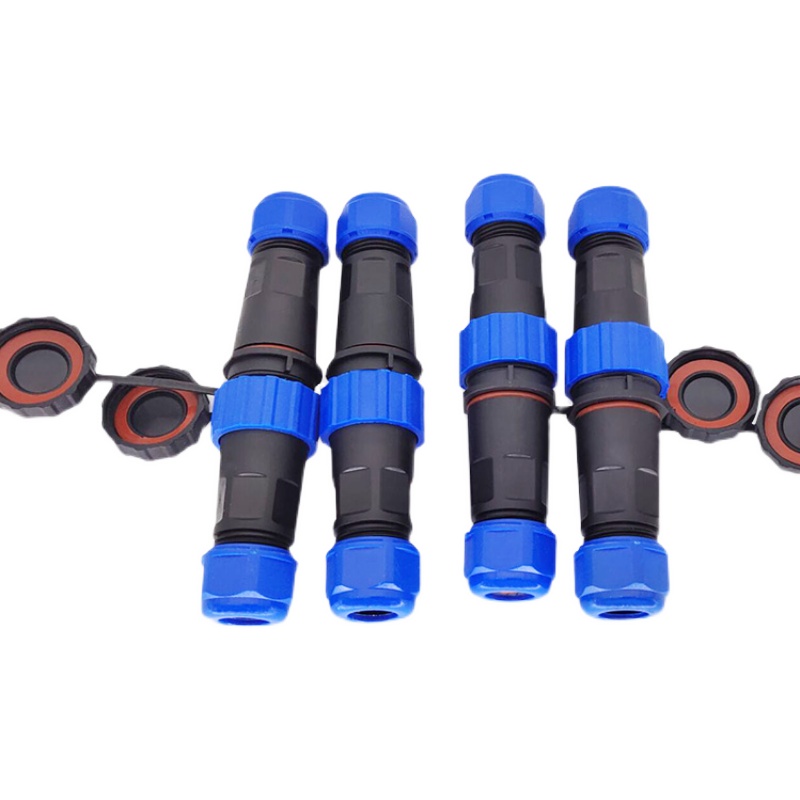 免焊接航空插头插座公母对接防水连接器2芯3芯4芯5芯螺丝接线接头