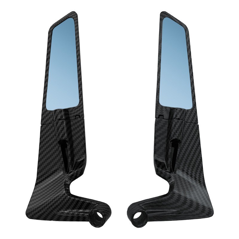 摩托车街车改装后视镜电动车通用KTM可折叠定风翼反光镜