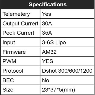 AM32无刷30A迷你电调BASE无人机DIY固定翼航模船模车用电机攀爬车