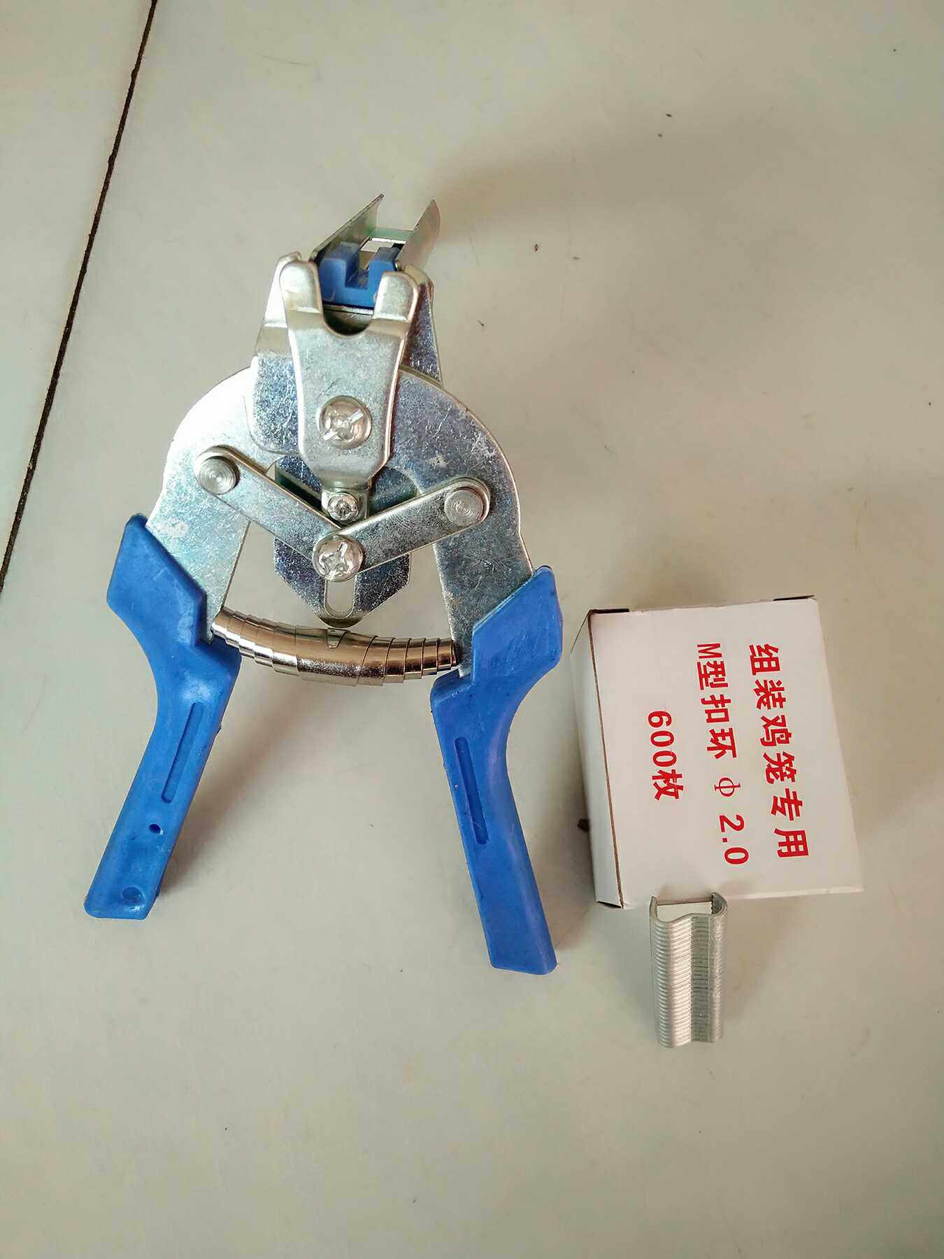 绑笼钳 组笼钳 卡扣钳 鸡笼钳子 兔扎笼钳 捆笼钳M钉卡笼钳M型钉