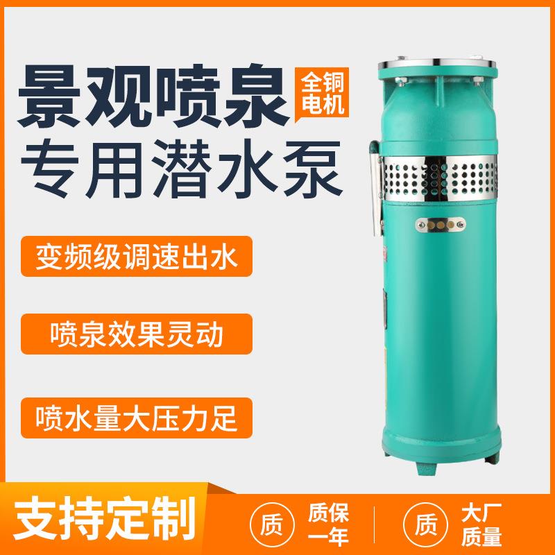 QSP喷泉水泵景观离心泵 花园酒店音乐喷泉假山水泵不锈钢潜水泵