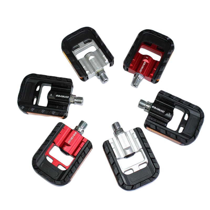 折叠自行车省空间快拆踏板  山地车可折叠铝合金主体脚踏 通用