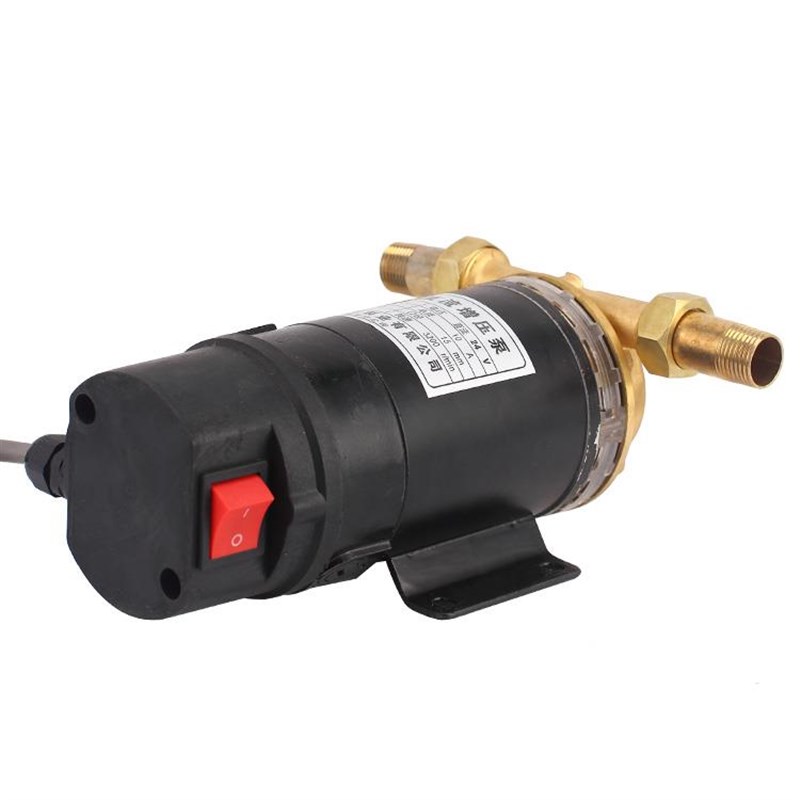 12v24v直流增压泵自动家用增压泵管道泵配房车水泵低压泵正反转