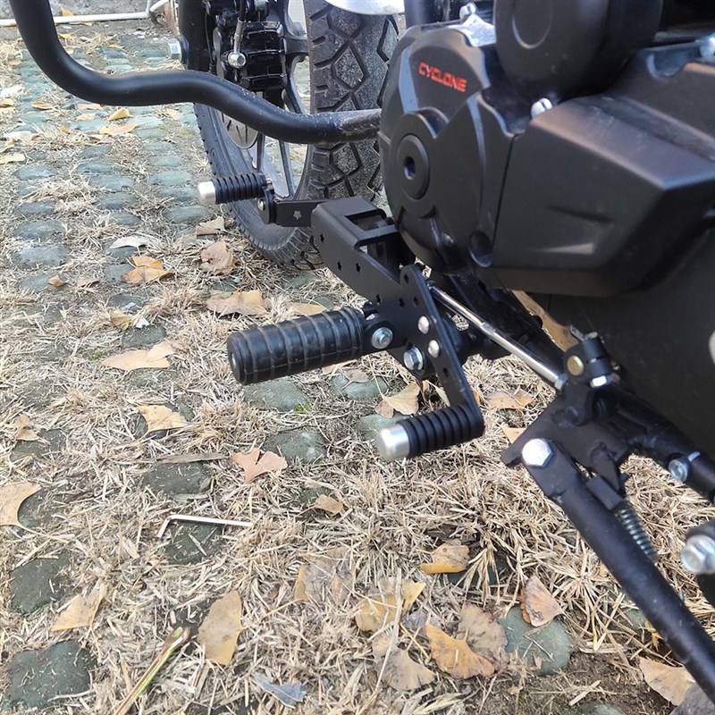 适用赛科龙RA2改装挂档杆RE3 RA250S变档杆前后踩换档杆不锈钢件