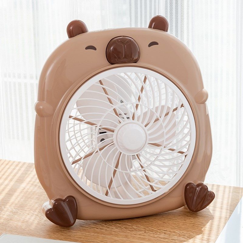 学生宿舍床上小型电风扇办t公室静音桌面台式家用插电款迷你小风