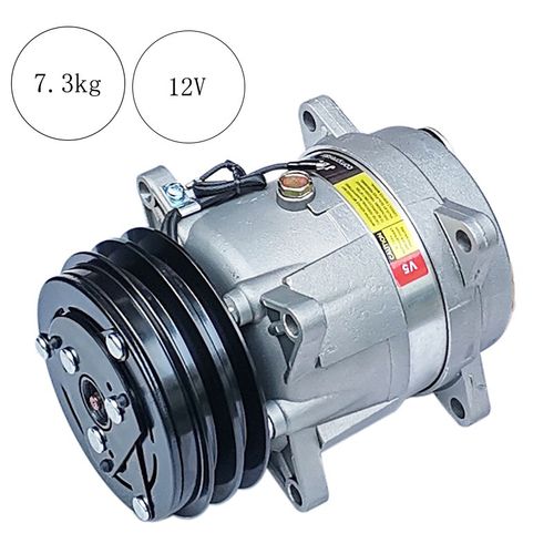 挖掘机柳工9055E 906E 906D 908D空调压缩机冷气泵制.冷器空调泵