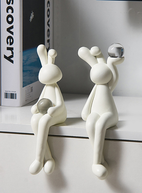 简约吊脚娃娃桌边小摆件创意办公室书柜装饰Y品展示柜摆设