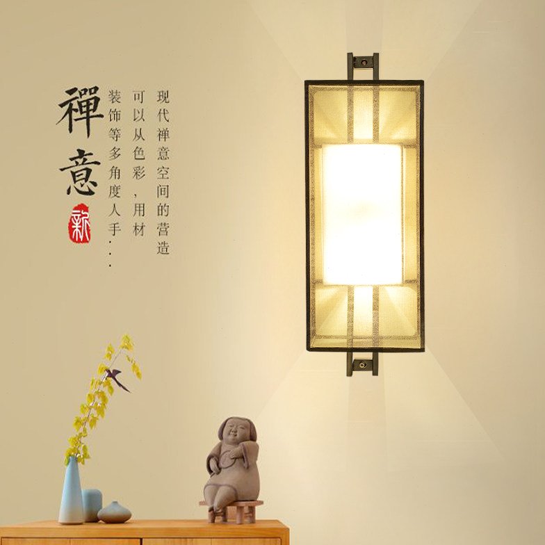 新中式壁灯客厅现代简约卧室床头过道楼梯酒店装饰电视背景墙壁灯