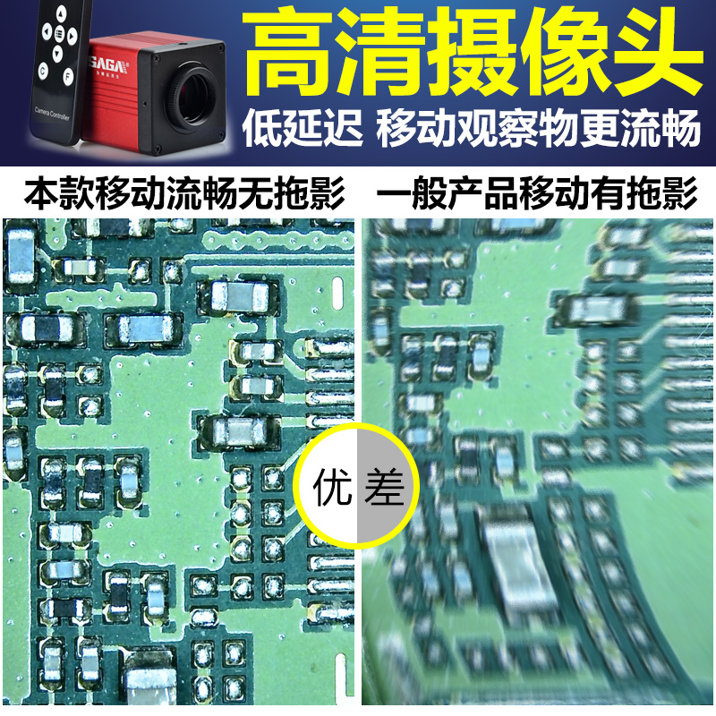 体视电子显微镜工业高r清C修手机显示器光学测量相机电路