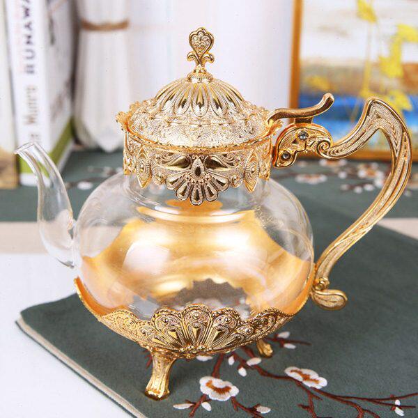 茶壶手工小茶壶家用酒壶玻璃金属壶家用咖啡壶凉水壶酒工艺品酒具