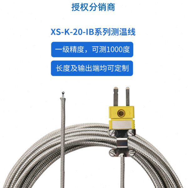 耐高温1000度美国OMEGA测温线温度探头K型热电偶传感器XS-K-20-IB
