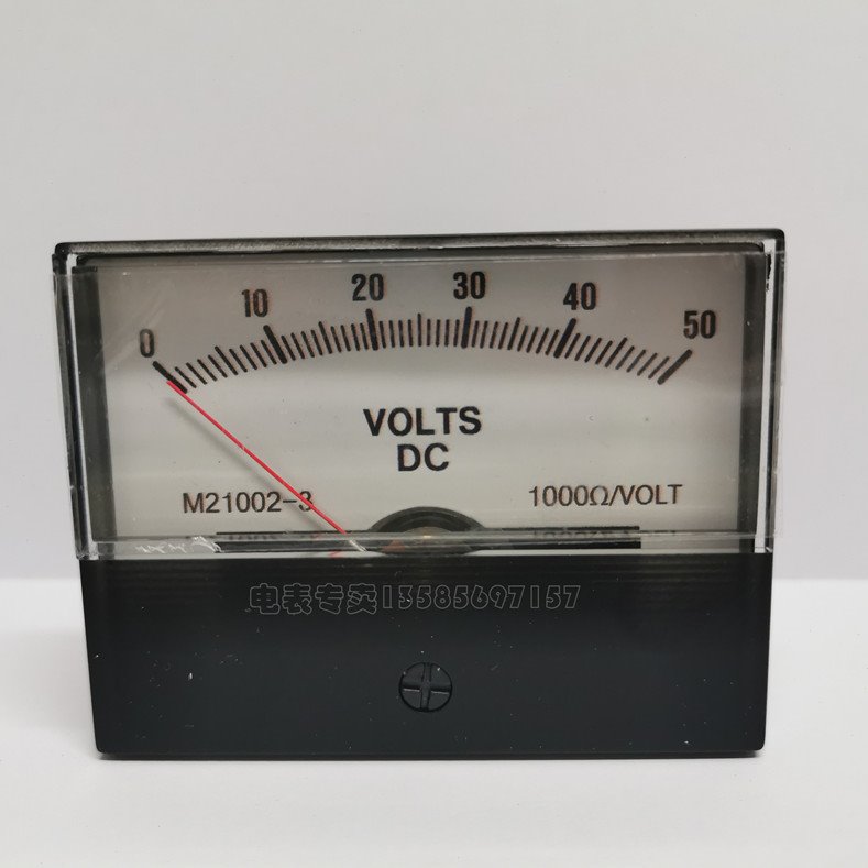 国产代用横河电流表电压表 电焊机指示表M21002-3 DC50V FS50V