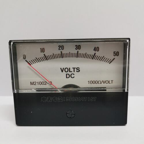 国产代用横河电流表电压表 电焊机指示表M21002-3 DC50V FS50V