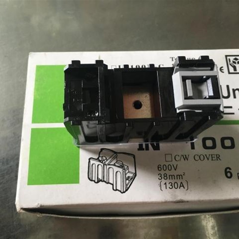 浙江盛菱bI-100K 130A 382接线端子座端柱连接器接线板A级铜片