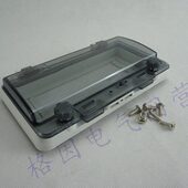 透明保护窗罩 PC料 观察框 8回路 防尘防腐蚀 断路器 IP67 8位