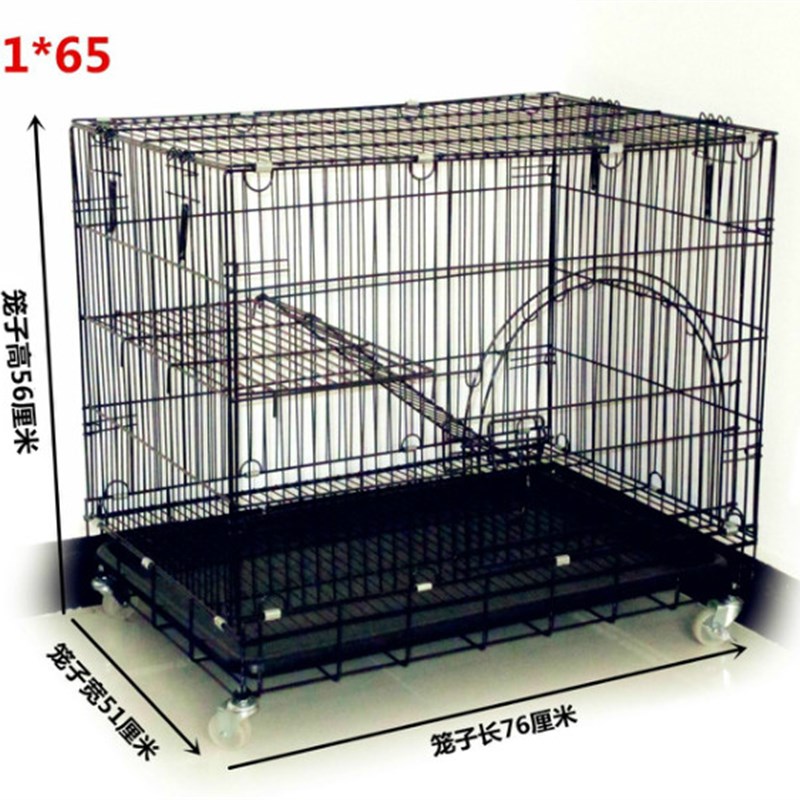 宠物加密加粗折叠猫笼子小型大号中号双层三四层猫咪别墅