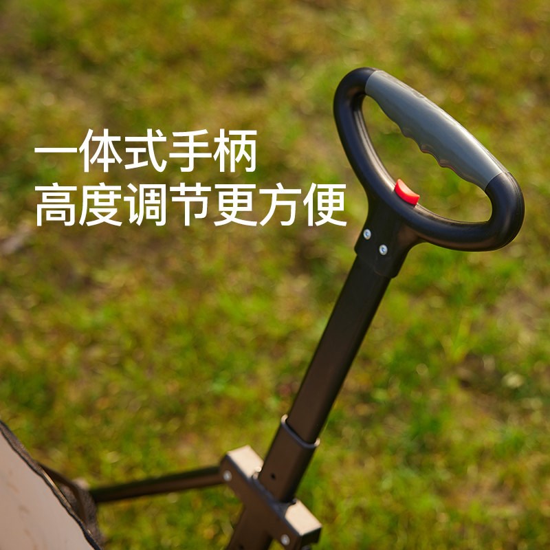 新款露营推车可折叠户外野餐露营手推车野营拉杆小拖车桌板超大营