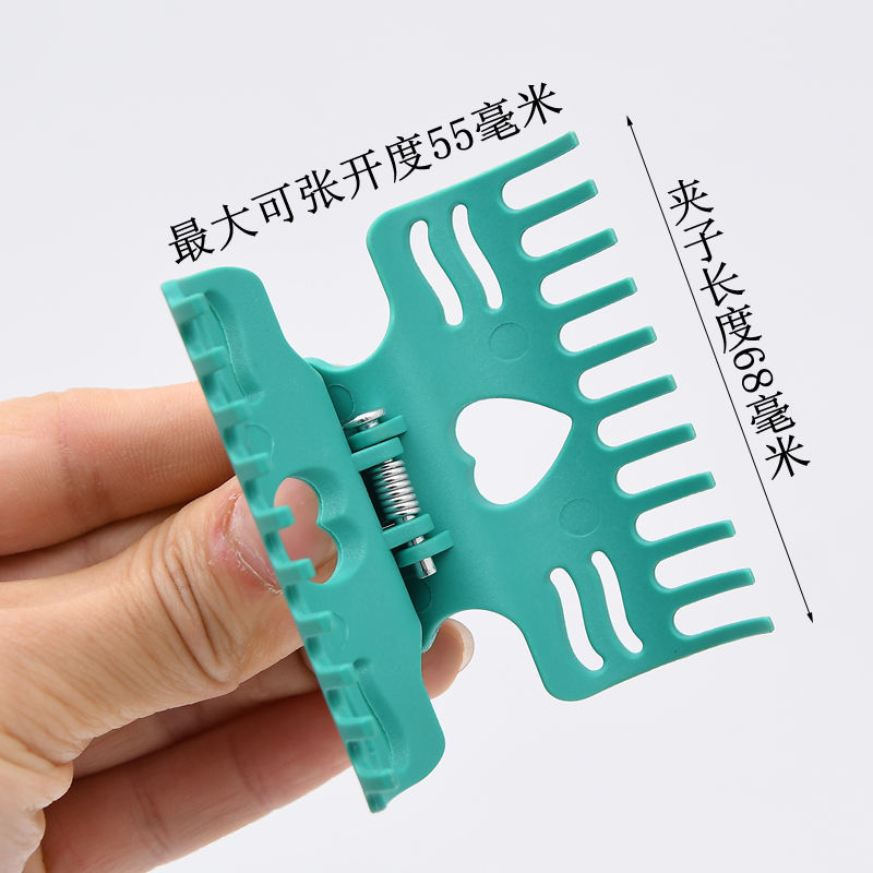 美发热烫夹子理发店陶瓷烫防热夹发廊数码烫发卷发隔热棉热烫夹子