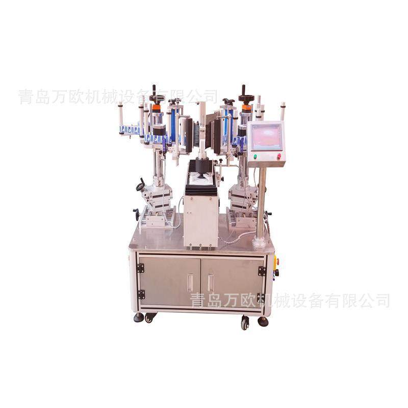 厂家直供半自动双面双侧面贴标签机洗衣液扁瓶方瓶双面贴标机,五金/工具,贴标机,淘宝优惠券,粉丝福利购,淘宝优惠卷
