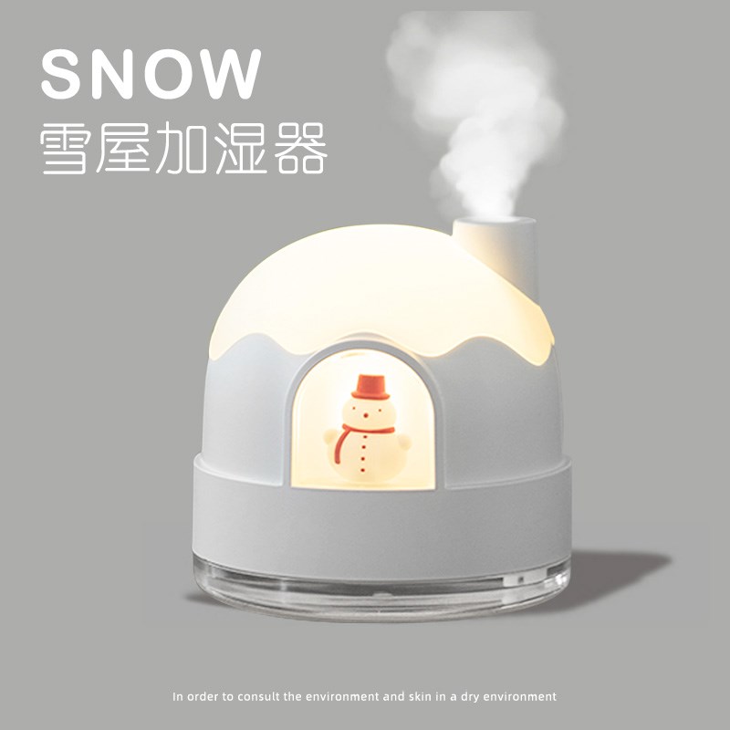 NOOWERE雪屋加湿器生日礼物小众高级感送女朋友女生闺蜜可爱实用
